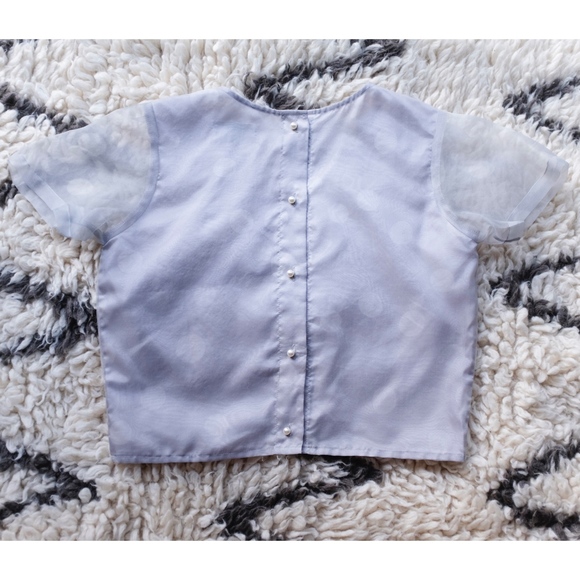 NWT Rachel Antonoff Anthropologie Dotted Crepe Top - Picture 4 of 7